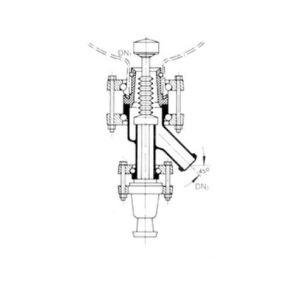 底阀, 类型 B, DN25~DN50